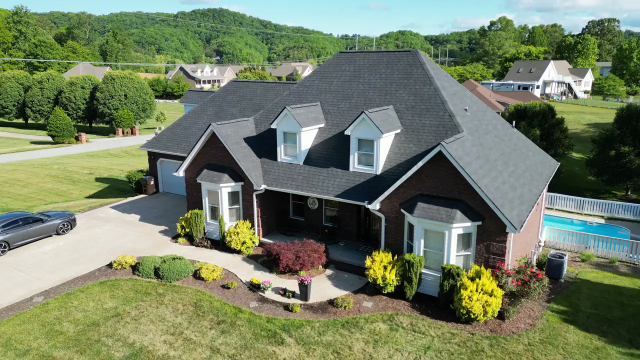 A Palisade Roofing replacement project in the Tri-Cities, Tennessee — completed installation.